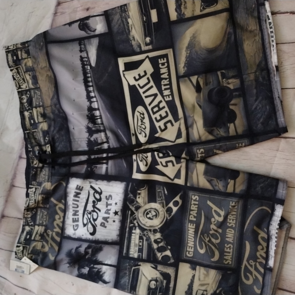 Men's Ford Logo Board Shorts, XXL